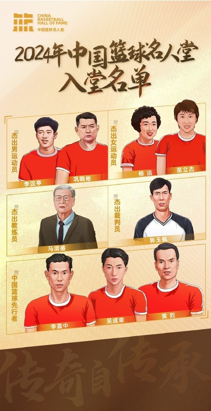  周琦：名人堂的每一個(gè)名字都是中國籃球的年輪見證 共同加油！