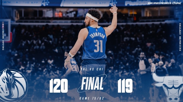  險勝公牛！獨行俠官方曬贏球海報 克萊成為封面人物