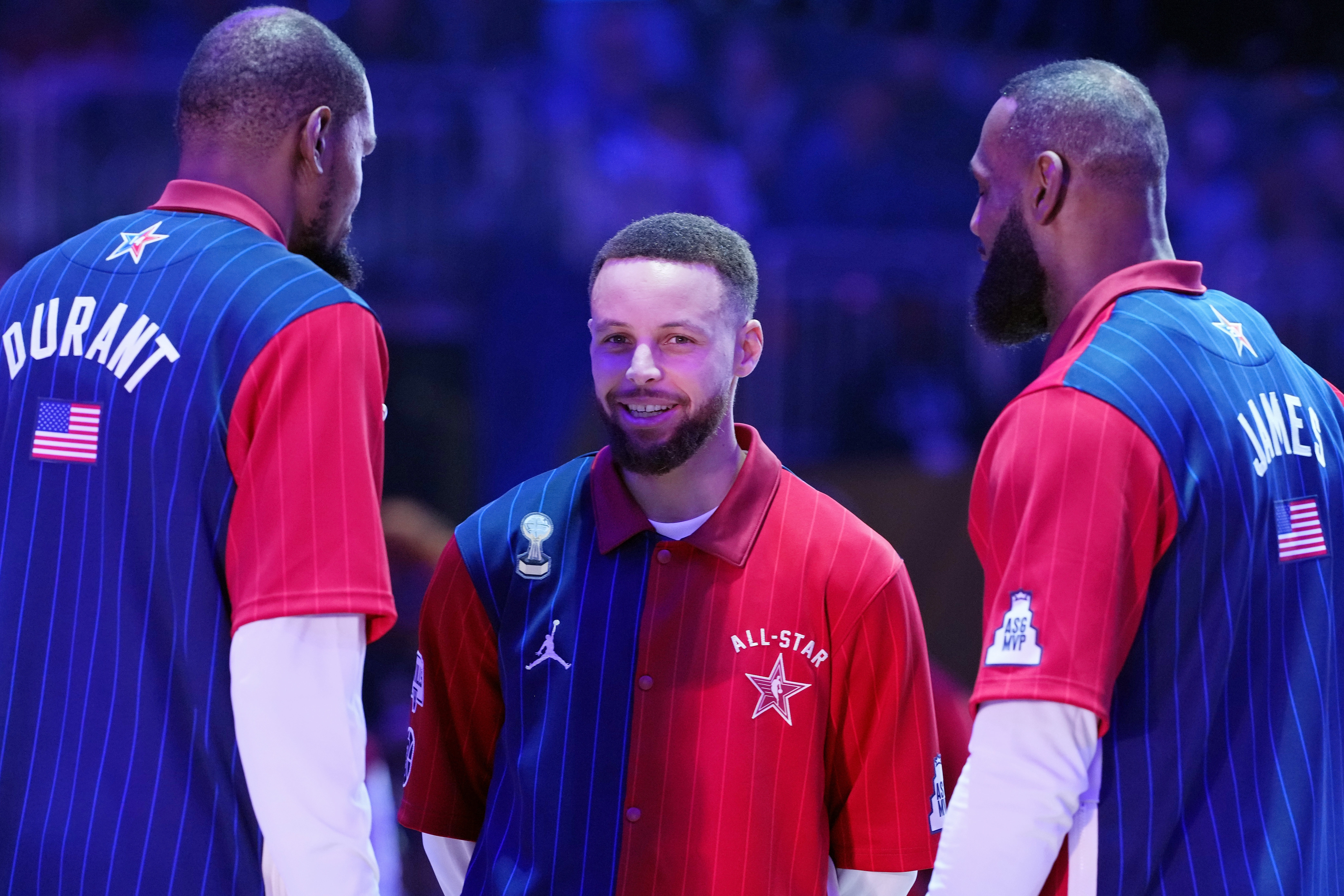  美國隊(duì)！NBA全明星正賽選人：詹杜庫眉+哈登+綠軍雙探花同隊(duì)